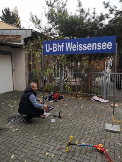 Probeaufbau, Dr. Kersten Schulz (Ortsvorstandsmitglied CDU Wei�ensee)