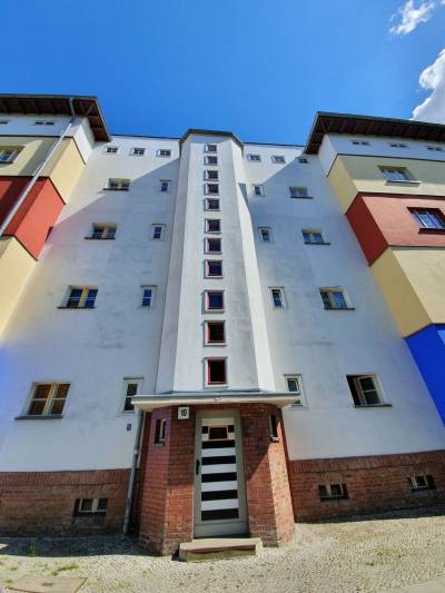 Papageienhaus-Wohnanlage, Trierer Stra�e, erbaut 1926-1928 von B. Taut, Foto Dr. Kersten Schulz