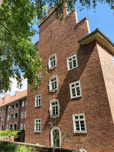 Holl�nderhof Woelckpromenade, erbaut 1925 - 1929 von J. Tiedemann, Foto Dr. Kersten Schulz
